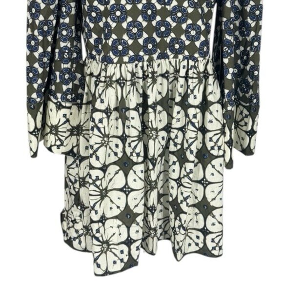Tuckernuck Izzie Mini Dress Batik Medallion Print Bell Sleeve NWT Size M - Picture 10 of 12